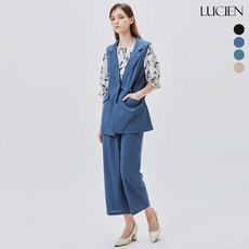 [루시앙]루시앙 인견 블렌디드 썸머 베스트 셋업 3PCS