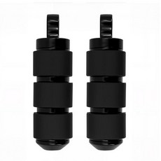 오토바이 풋페그 10mm 파일럿 수 마운트 스타일 발판 할리 투어링 FLST 소프테일 다이나 스포스터에 적합 크롬 #4, 블랙#14