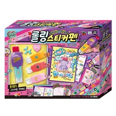 데코데코 롤링 스티커펜 디럭스 다꾸 키트, 혼합색상, 1세트
