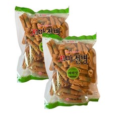 정성제과 꼬마전병 파래맛, 205g, 2개