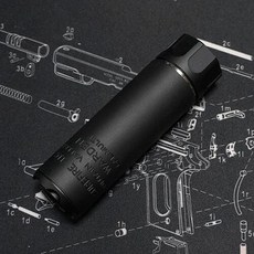 |건스토리| SOCOM LLC Silencer 소음기 (색상/사이즈 6종) SILENCER, 1개, 블랙11.8cm