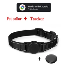 안드로이드 폰용 업그레이드된 블루투스 트래커 태그 Google 내 장치 찾기와 호환 수하물 열쇠 배낭용 품목, 01 빠른, 01 round with collar