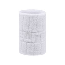 哆哆購 棉質運動護腕 吸汗透氣 適用於籃球、跑步、羽毛球、健身, 1個, ELITE白色（單隻）