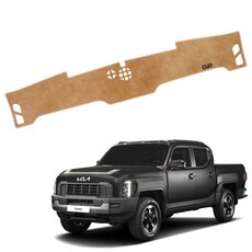 타스만 DUB 플라즈마 논슬립 벨벳 대쉬보드커버, 타스만 TK1/25년3월~/충전포트 유/KK299, 블랙, 25년3월~/충전포트 유/KK299