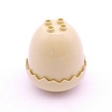 요고요 듀플로 호환 동물 사람 공룡 피규어, B.공룡-12. 공룡 알, 1개