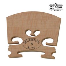 비올라 미가공 브릿지 메이플 DIY 전사이즈, 미가공 비올라 브릿지 15인치, 1개