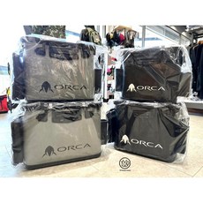 RONIN 獵漁人 ORCA II 硬式餌桶置物袋，釣魚配件收納，保護釣餌，輕巧便攜, 灰色,40CM