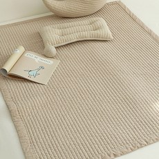 아솜느 100수 고밀도 면 신생아 유아용 패드, 베이지, 1개