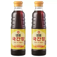샘표 국간장 500ml 2개, 1개