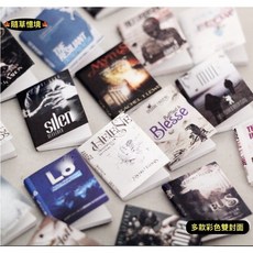 隨草憶境 迷你仿真時尚雜誌翻頁書本小說書籍5本入 娃娃屋袖珍食玩微縮模型, 5本入（款式隨機，不重覆）