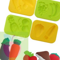 AP 클레이몰드 과일 야채 몰드 4종세트 찍기놀이, 1개