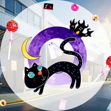 할로윈 리스 만들기 고양이 DIY615 미술놀이 창의력향상 핸드메이드 준비물 가면키트 코스튬