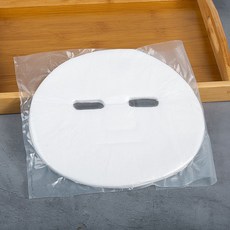 面膜式臉型紗布 純棉DIY家用, 1個, 面膜式臉型紗布100片 買5送1 請
