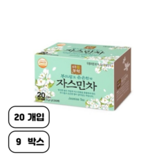 다농원 자스민차 20p, 1g, 20개입, 9개