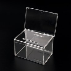 아크릴 다용도 모금박스 투명 모금함 투표함 건의함 추첨함함 응모 뽑기통, 4개