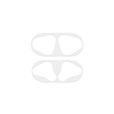 Airpods 金屬防塵貼 適用於Airpods2/Airpods3/Airpods4/Pro 內蓋金屬保護貼, 1個, 【銀】AirPods 金屬貼,Airpods 四代, 銀, Airpods 四代