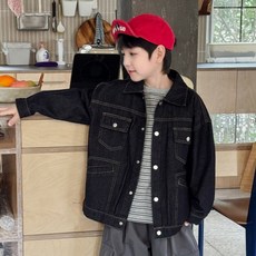 아동 오버핏 청자켓 4840