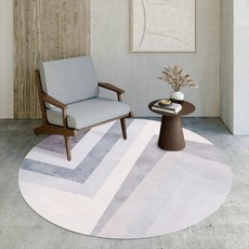 BRINCH 북유럽 패턴 원형 거실 카페트