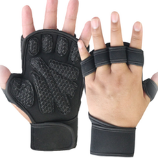 라이프엠디 논슬립 헬스 스트랩 턱걸이 헬스 역도 운동 장갑 풀업 웨이트 트레이닝장갑 손목보호 크로스핏 손목보호대, 1세트