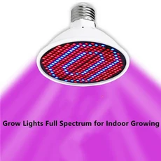 식물 램프 풀 스펙트럼 2835 LED 성장등 AC 220V E27 온실 수경재배 실내 텐트 박스 묘목용, Red Blue Spectrum, 01 80LEDs 220V, 1개
