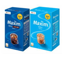 맥심 아이스믹스&아이스블랙 커피믹스 110T+110T, 110개입, 2개