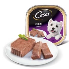 Cesar 西莎 牛肉 精緻風味餐盒, 100g, 48個, 小羊肉