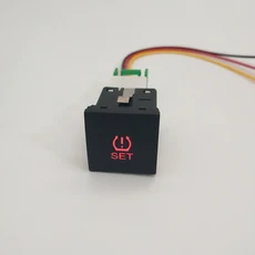 1PC 자동차 빨간색 LED 라이트 안개등 전원 켜기 버튼 레이더 스위치 VW 골프 6 5 Jetta Scirocco 2006 201, 17 Tire Pressure