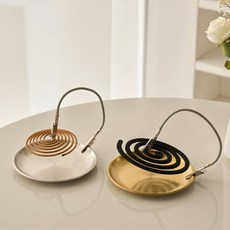 실내외 휴대용 모기향 집게 거치대 다용도클립 받침대, 대형