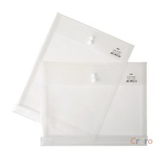 아톰 단추형 서류봉투 S형 FM107 투명 A4 10개입 20개입 단추 화일 비품