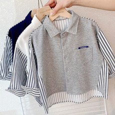 [앙디] F상의 투웨이컴셔츠 (FE102)_(아동복 아동옷 유아복 의류 남아용 공용 봄 가을 셔츠 남방)