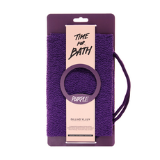 딜라이드일루이 프리미엄 빅사이즈 스트랩 스트래칭 각질 제거 샤워 타월, 1개, 1개입, 퍼플