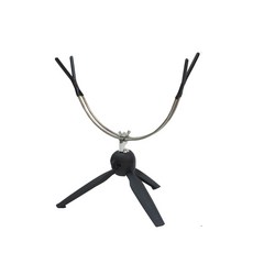 Hqzoomee얼음 낚시 거치대 미니 낚시 U자형 받침대, 블랙