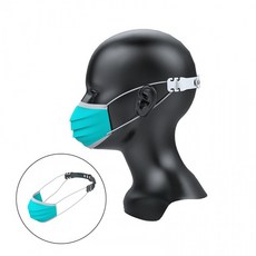 통증 DD-10006 귀 마스크액세서리 방지 마스크밴드 마스크고리 마스크스트랩, 블랙, 1개, 블랙