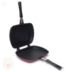 만두상점 키친아트 양면팬 사각생선팬