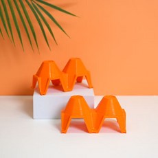 크레스티드 게코 코지 계란판 은신처, 1개, 반투명