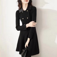 루스리더 여성 데일리 오픈넥 카라 롱원피스 스포티 무드 원피스 E477