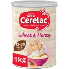 네슬레 세레락 꿀 & 밀 우유 유아 시리얼 12개월 이상용, 1개, 1kg, 꿀 밀