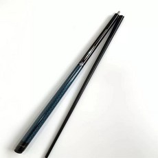 【過關斬將】碳纖維-黑八專用杆 撞球桿 黑科技 多層紅黑皮頭, 1個, 藍刺13mm大頭單杆