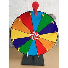 미니 룰렛 게임 교육 소품 행운 추첨 큰 회전판 게임 교육 아이템, 10그리드 30cm