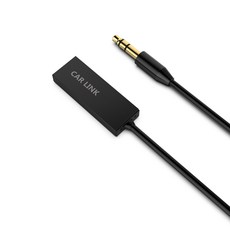 AUX 藍芽音源接收器 降噪無音損 NCC認證 3.5mm 音源轉接器 車用藍芽接收器, 1個, 黑色一般版