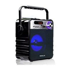 HANLIN LBT1 手提式擴音收音5寸藍芽音響 藍牙喇叭 FM收音機 麥克風可用 擴音機 卡拉ok, 1個, 全新主機, 全新主機