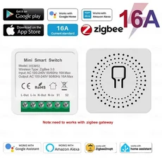 ZIGBEE 스마트 라이트 스위치 모듈 ALEXA 호환되는 제어 기능이 DIY 있는 자동화 양방향 차단기 릴레이, 1PCS