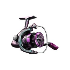 精選優品 捲線器 馬卡龍紡車輪 遠投泛用漁輪 炫彩紫 路亞輪 微物金屬 釣魚捲線器 釣魚用具, KM變色紫2000