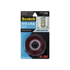 3M 강력 투명 폼 양면테이프 CL120 유리용 아크릴용, 1개