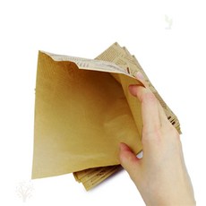 가을다미추천 왁스페이퍼 식품 포장지 50매입 베이킹포장, 노란체크