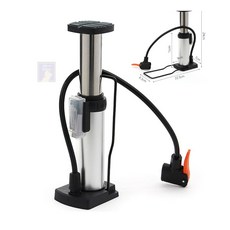 자전거 발펌프 실버 자전거펌프