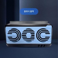 차량용 환풍기 배기팬 태양광 냉각기 공기순환 차박 환기, 1. 클래식 블랙 환풍기