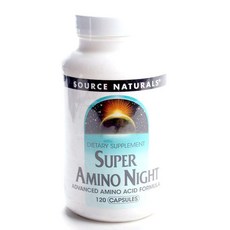 SOURCE NATURALS 夜間氨基酸補充膠囊, 120顆, 1入