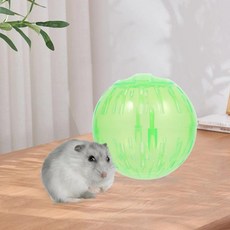 애완동물 러닝볼 투명 피트니스 롤러 햄스터 저빌 활동 놀이 운동 엔터테인먼트 스트레스 해소, 1개, 기본