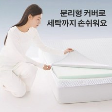 메모리폼 매트리스 & 토퍼형 매트리스 사계절 폼 매트리스 8cm 커버 탈부착 세탁 가능